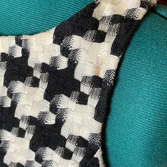 Jessica Simpson houndstooth tank dress size 8 2000s 2010s - Picture 6 of 9